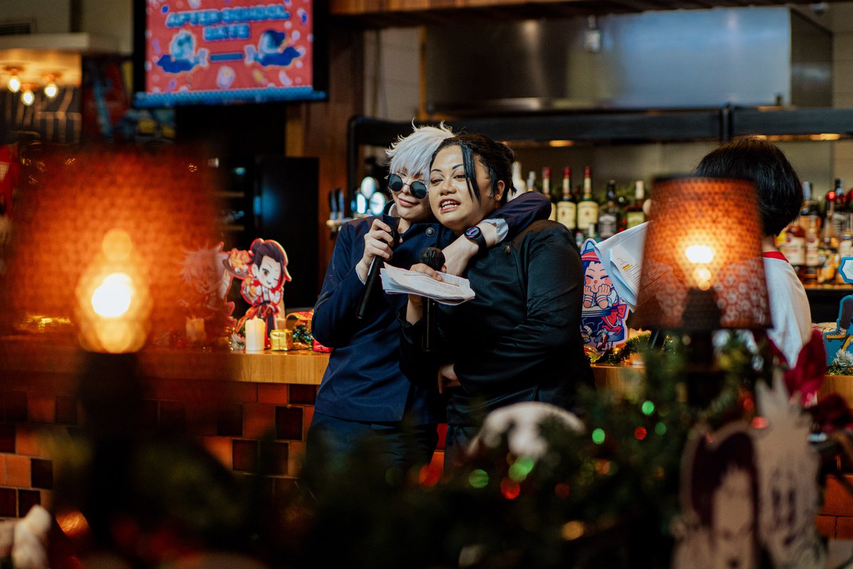GoGePartyID's tweet photo. Lovers' quarell to true love! 💖
Big shoutout to our MCs @nicomoony & @dangobii for bringing all the fun and energy with their roleplay. And guess what? They’re back together, and our GOGE will last forever now! 🤍🖤
#GOGEPARTYID #TheStrongestDuo #DateNightWithBurgers