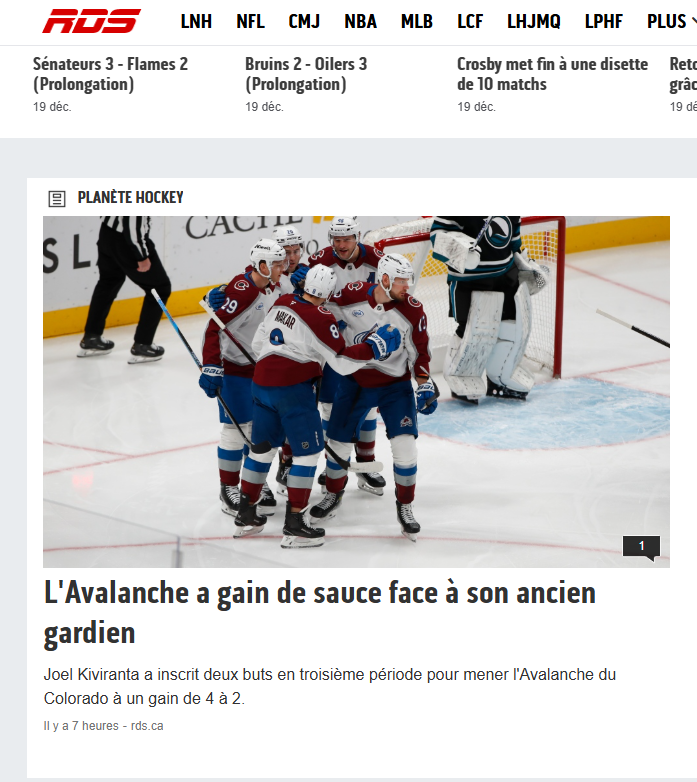 jfchabot's tweet photo. @RDSca Les manchettes donnent faim ce matin! https://t.co/6iAYRwkjOz