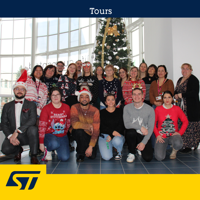 ST_France_News's tweet photo. Toutes les équipes ST en France vous souhaitent de très bonnes fêtes !
#WeAreST #OneST #industrie #RD #semiconducteurs #microélectronique #électronique #TeamWork