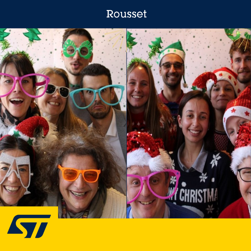 ST_France_News's tweet photo. Toutes les équipes ST en France vous souhaitent de très bonnes fêtes !
#WeAreST #OneST #industrie #RD #semiconducteurs #microélectronique #électronique #TeamWork