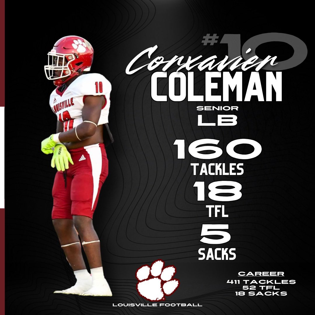 Louisville HS Football (@lhswildcats_fb) on Twitter photo ๐ ๐๐ฒ ๐ญ๐ก๐ ๐๐ฎ๐ฆ๐๐๐ซ๐ฌ ๐
#10 <a href="/Corxavier/">Corxavier coleman.</a>
๐ฅ: hudl.com/v/2Pz48w ๐ ๐๐ฒ ๐ญ๐ก๐ ๐๐ฎ๐ฆ๐๐๐ซ๐ฌ ๐
#10 <a href="/Corxavier/">Corxavier coleman.</a>
๐ฅ: hudl.com/v/2Pz48w