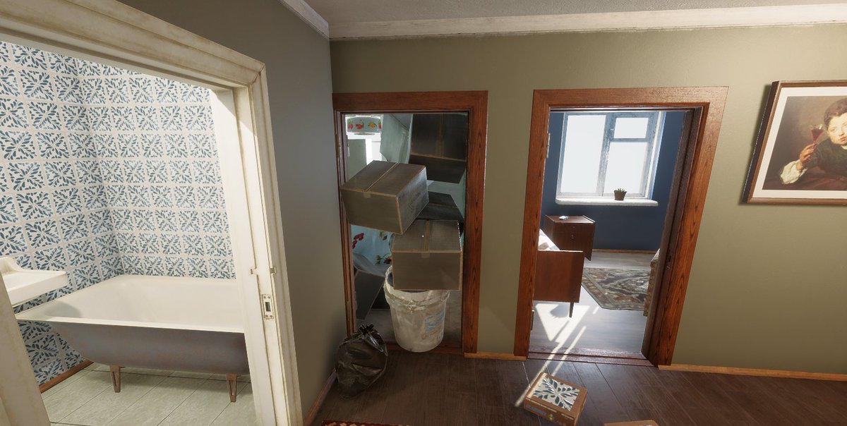 LowBudgetRepair's tweet photo. So, client wanted a new kitchen door... but who’s got time for that? Just piled up some trash instead. Looks like art, right? Who needs a working door when you’ve got this avant-garde masterpiece? Minimal work, max impact. Nailed it! 🗑️✨#TrashLife #InnovativeMess #TrashArt https://t.co/EVTXeHu9GS
