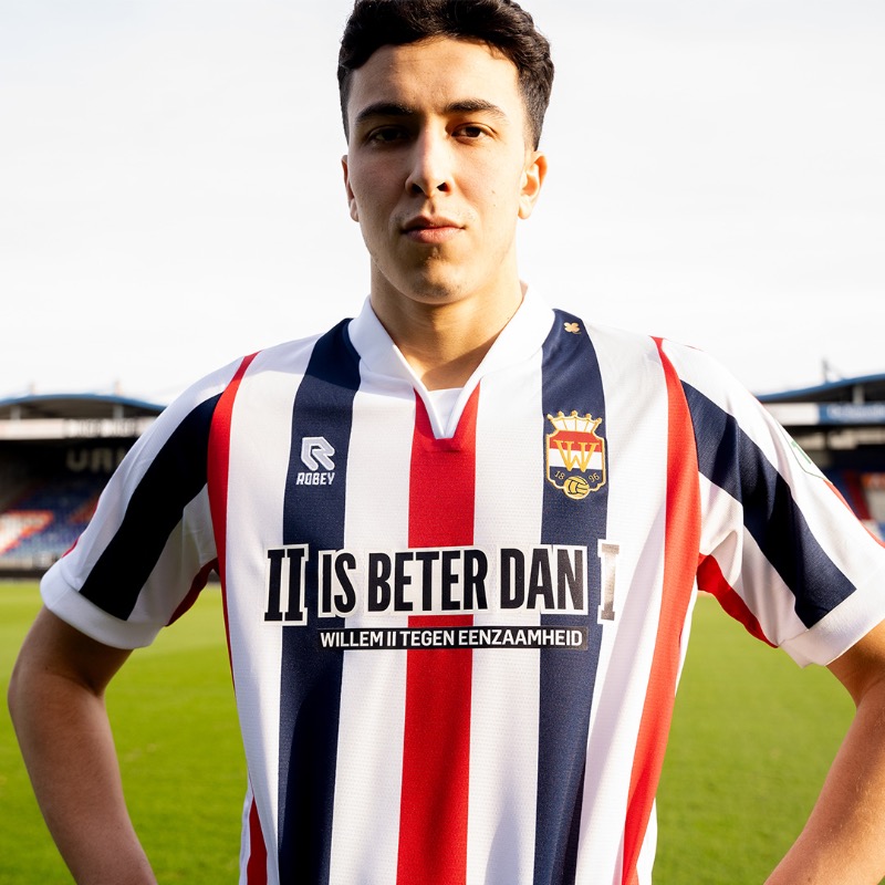 WillemII's tweet photo. 𝐈𝐈 is beter dan 𝐈, 
Willem II tegen eenzaamheid