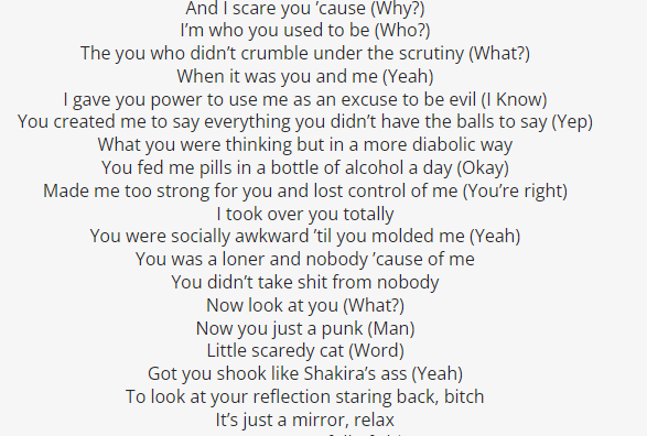 Ale_Ss_6170's tweet photo. #GuiltyConscience2
#TheDeathOfSlimShady
There is something true... https://t.co/XmZvBQkX6s