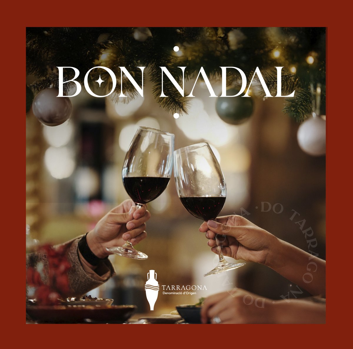 Des de la #DOTarragona volem desitjar-vos unes molt bones festes, i que els nostres vins us acompanyin en aquestes dates tan especials que compartim amb família i amics! 😊