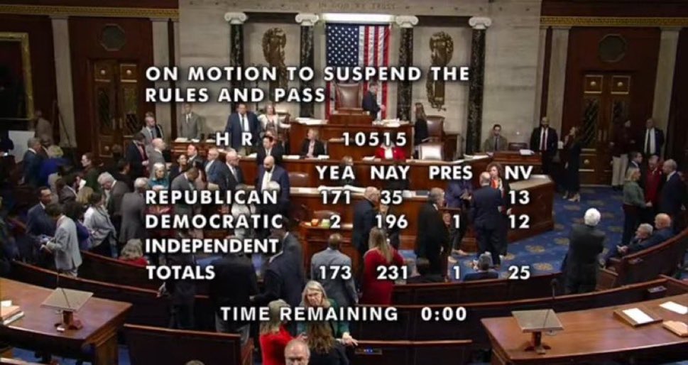 <a href="/AndrewYang/">Andrew Yang🧢⬆️🇺🇸</a> Everything single dem but two voted no yesterday. The record shows it was dems who shut it down. You can gas light and plot twist all you want but we are the media now and the lies need to stop. The loser here is all the dems throwing a sissy fit.