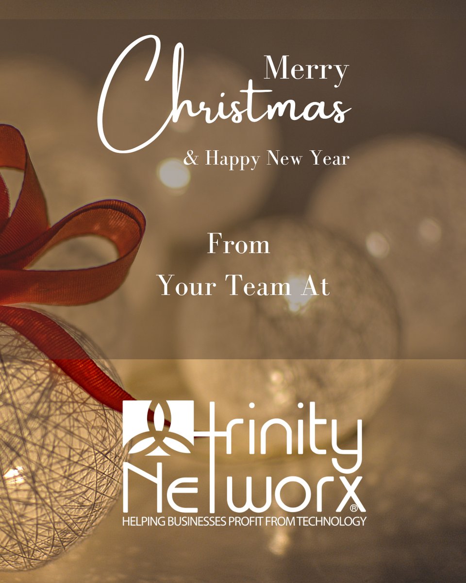 The team at Trinity Networx Hopes You Have a blessed and Merry Christmas.