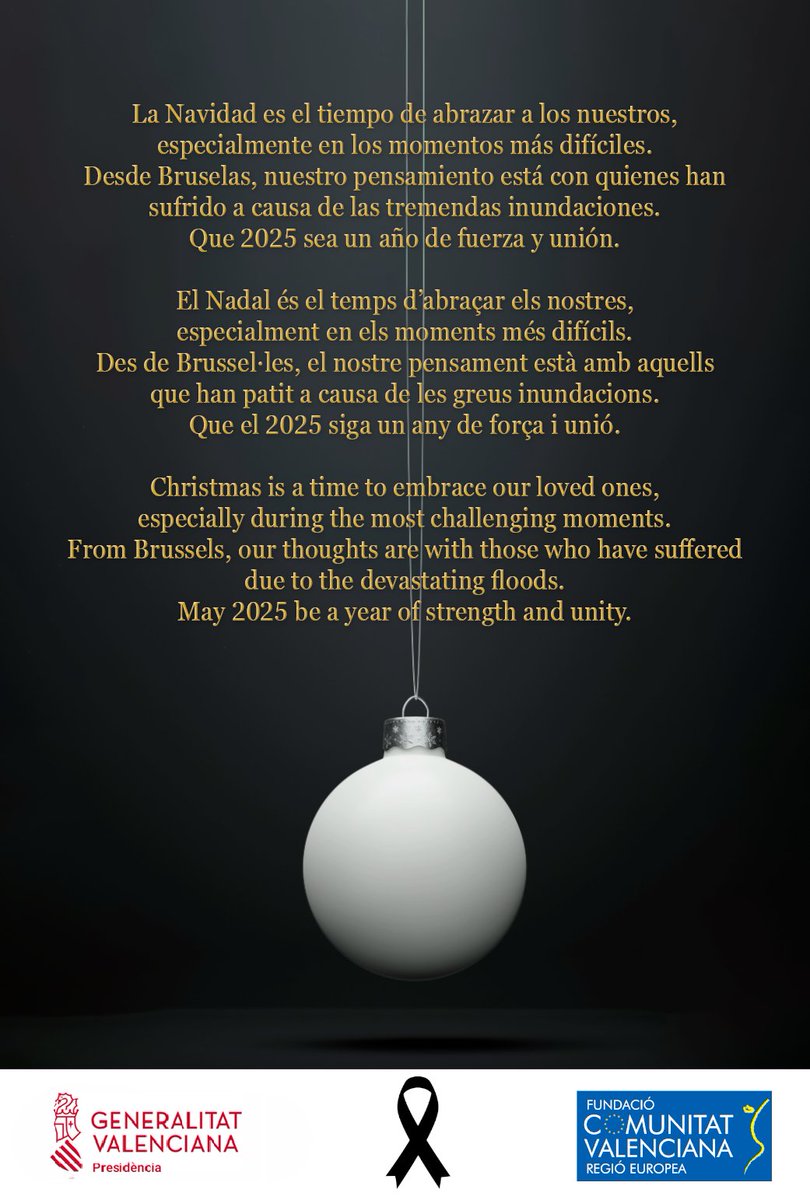 delcomval_UE's tweet photo. Els nostres millors desitjos
Nuestros mejores deseos
All of our best wishes https://t.co/82p9hJu6MN