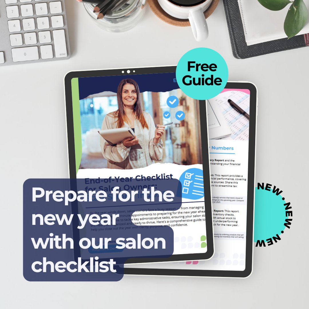 The holiday rush is behind you—now it’s time to set your salon up for success in the new year! 🎯Kickstart 2025 with clarity and confidence. Download your checklist today! 📥 bit.ly/49Ekozk