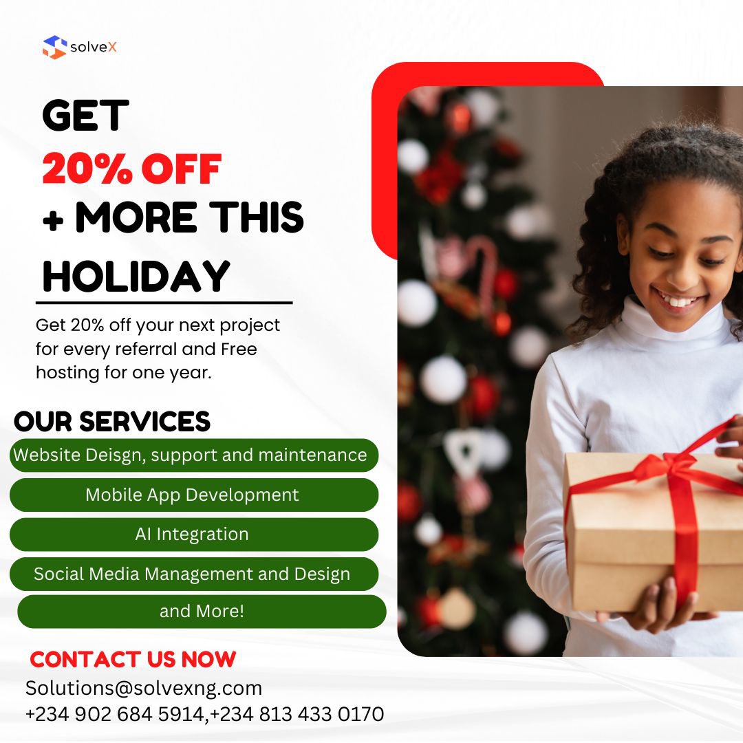 BigTee_Blog's tweet photo. @MBuhari Hello Everyone!!!🧡

Get 20% off your next project for every referral and get free hosting for one year.

You definitely do not want to miss in such a very rare opportunity. https://t.co/EVyQUGh2xq