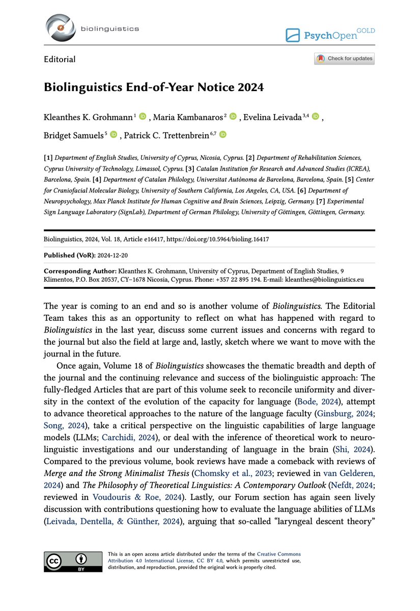 Biolinguistics tweet media