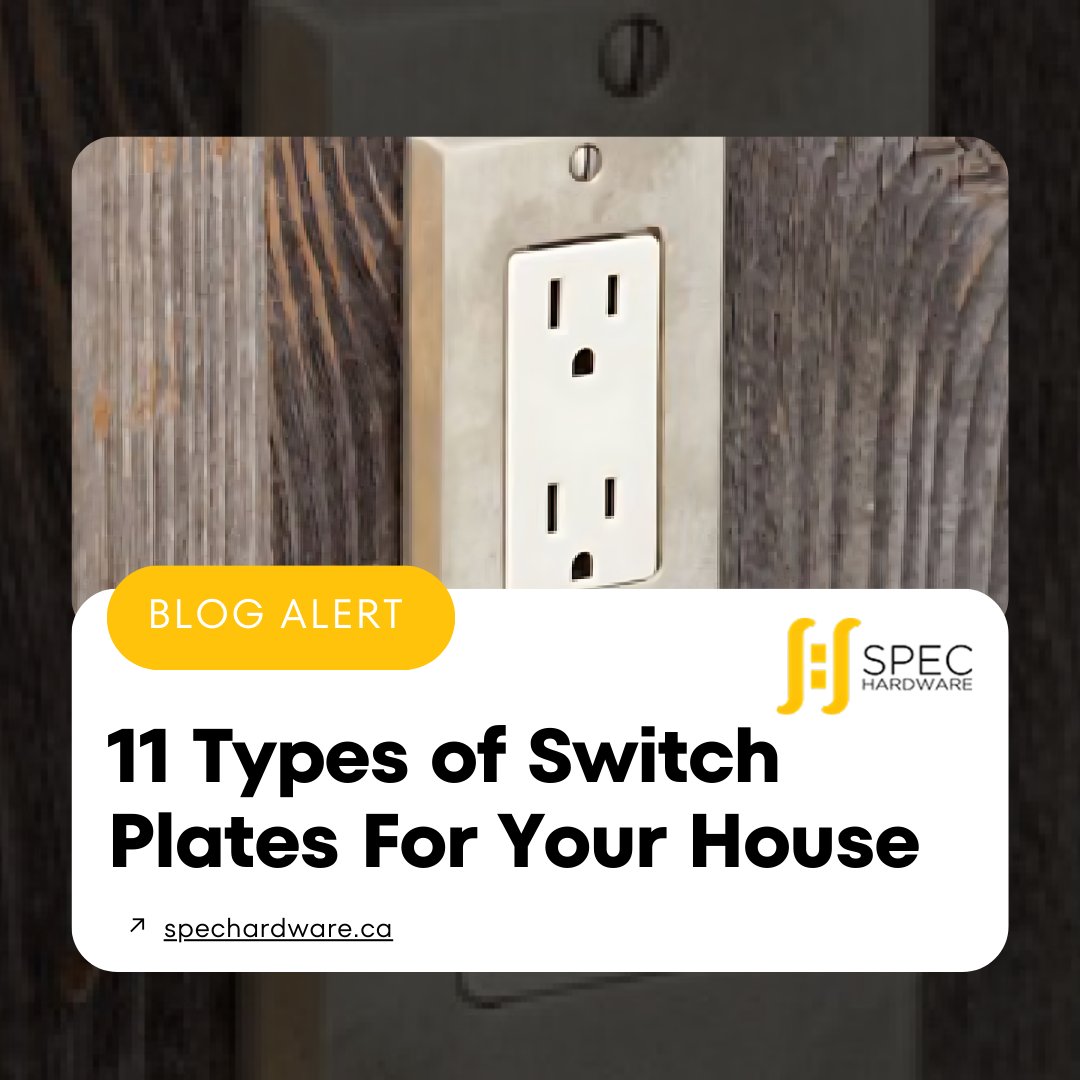 spechardware's tweet photo. Explore our latest blog to discover 11 types of switch plates that will elevate the look of your home. From modern to vintage, we’ve got the perfect fit for every room! 🏡
Read More: https://t.co/iH6eUzM2Q2
#HomeDesign #SwitchPlates #InteriorStyle #InteriorDesign #SpecHardware https://t.co/jciwNtPZ6B