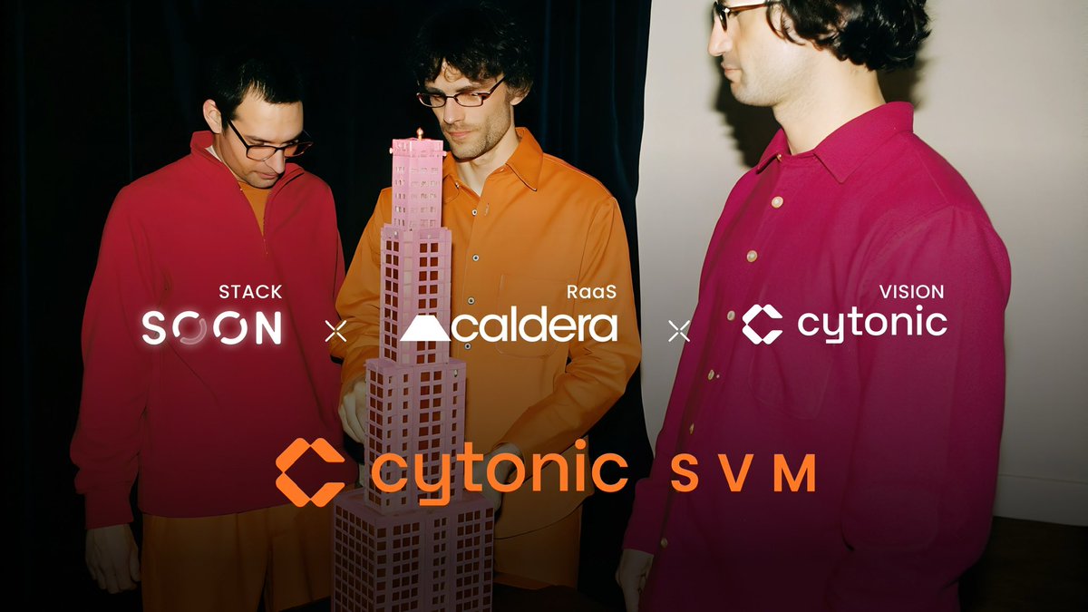 cytonic's tweet image. Cytonic has partnered with @soon_svm and @calderaxyz to launch the first SVM-based Chain using the SOON Stack.

This collaboration marks a major leap for blockchain interoperability and multiVM innovation!

👇#Cytonic #SVM #MultiVM

🌐 Cytonic: The Future of Multi-VM dApps…
