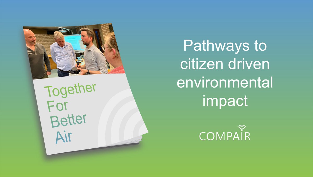 There is a lot of expectation from citizen science projects to deliver environmental change. But how can this be achieved? Report describes 4 pathways used in COMPAIR for that purpose:
-Participatory policy making
-Experimentation
-ICTs
-Awareness raising

wecompair.eu/_files/ugd/725…