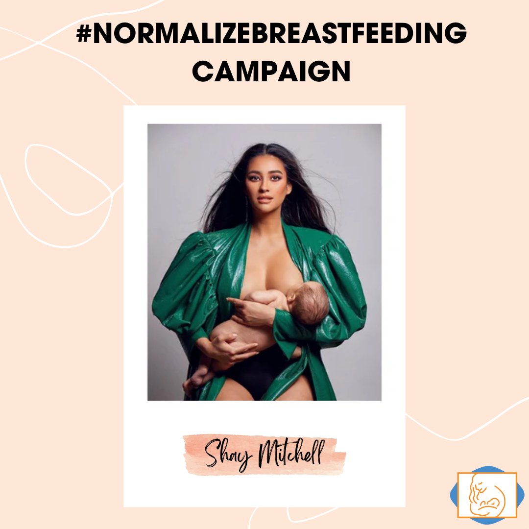 This is the end of our #NormalizingBreastfeeding Campaign!🤱
To close it off, we have #ShayMitchell looking absolutely FIERCE, breastfeeding her baby in a photo shoot. 
💬 What did you think about our #NormalizeBreastfeeding campaign? Should we bring it back in 2025? Let us know!