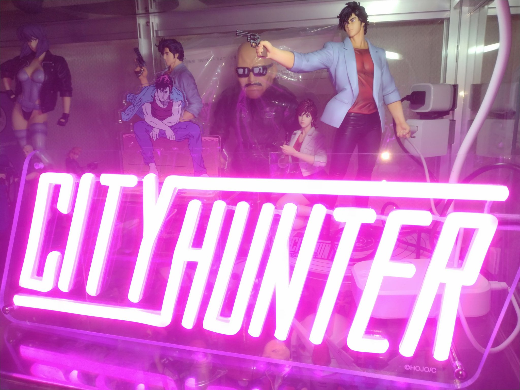 【匿名配送】シティーハンター　LEDネオンサイン　ピンク Amazon.co.jp: CI HUNTER ネオンサイン ピンク シティーハンター