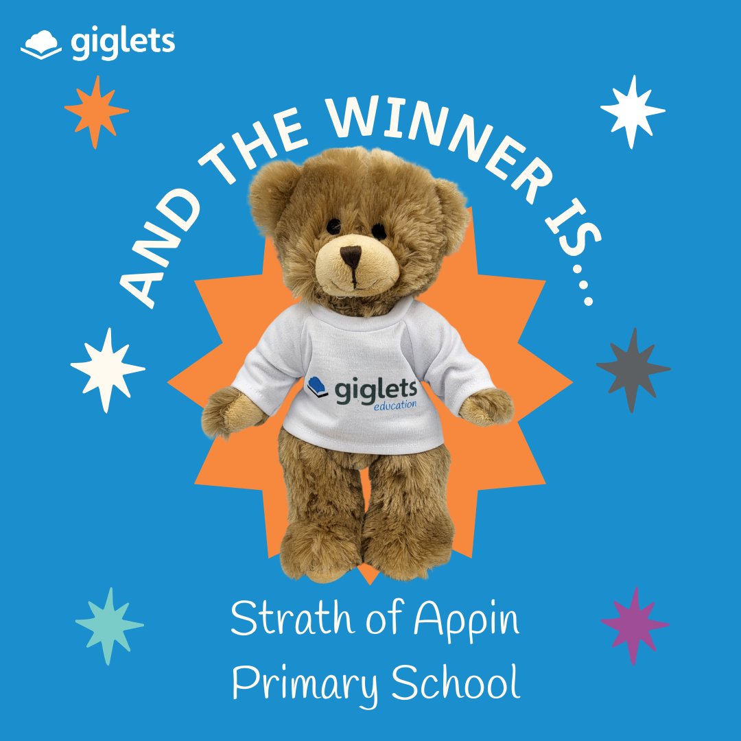 🎉 Congratulations to Strath of Appin Primary School for their fantastic entries in our Christmas storytelling competition! A cuddly Giglets bear will be sent out to you in the New Year.