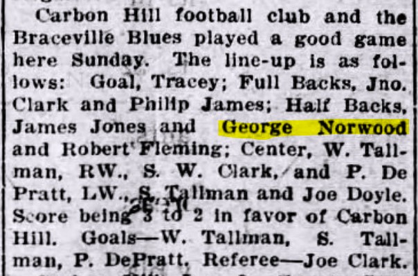 moedog97's tweet photo. The largest city near Carbon Hill is Joliet, which has had an active Black community since the 1850’s. Black baseball was important, but teams were segregated.
In the early 1900's Carbon Hill, as the Norwood brothers show, had integrated soccer teams, open to all men in town. 2/2 https://t.co/elBadZHrbX