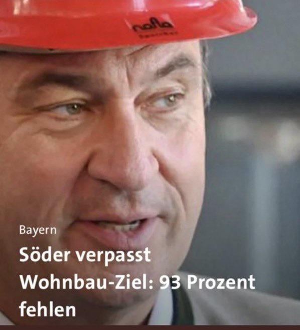 Fellingshaeuser's tweet photo. @Markus_Soeder Hättest deine versprochenen 100.000 Wohnungen gebaut, bräuchten weniger Menschen deine Obdachlosenhilfe. https://t.co/Qi6KU6g3bm