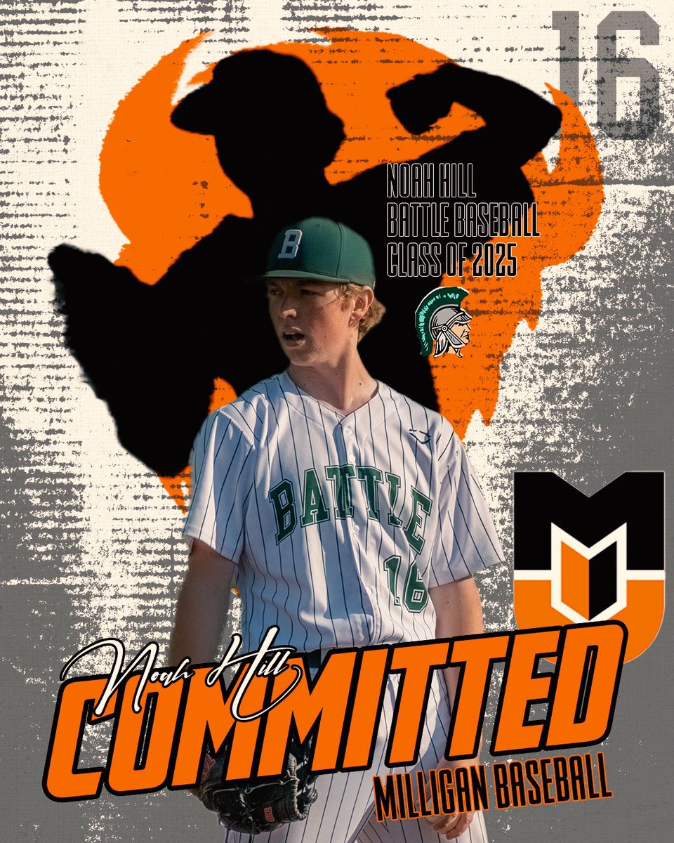 noah_hill07's tweet photo. I am excited to announce my commitment to Milligan University.  Thank you to my family, coaches, and friends who helped me achieve my dream.  I look forward to furthering my academic and athletic journey. #GoBuffs @BattleBaseball1 @BuffsBB @MilliganBuffs https://t.co/4eOQF5XmHE