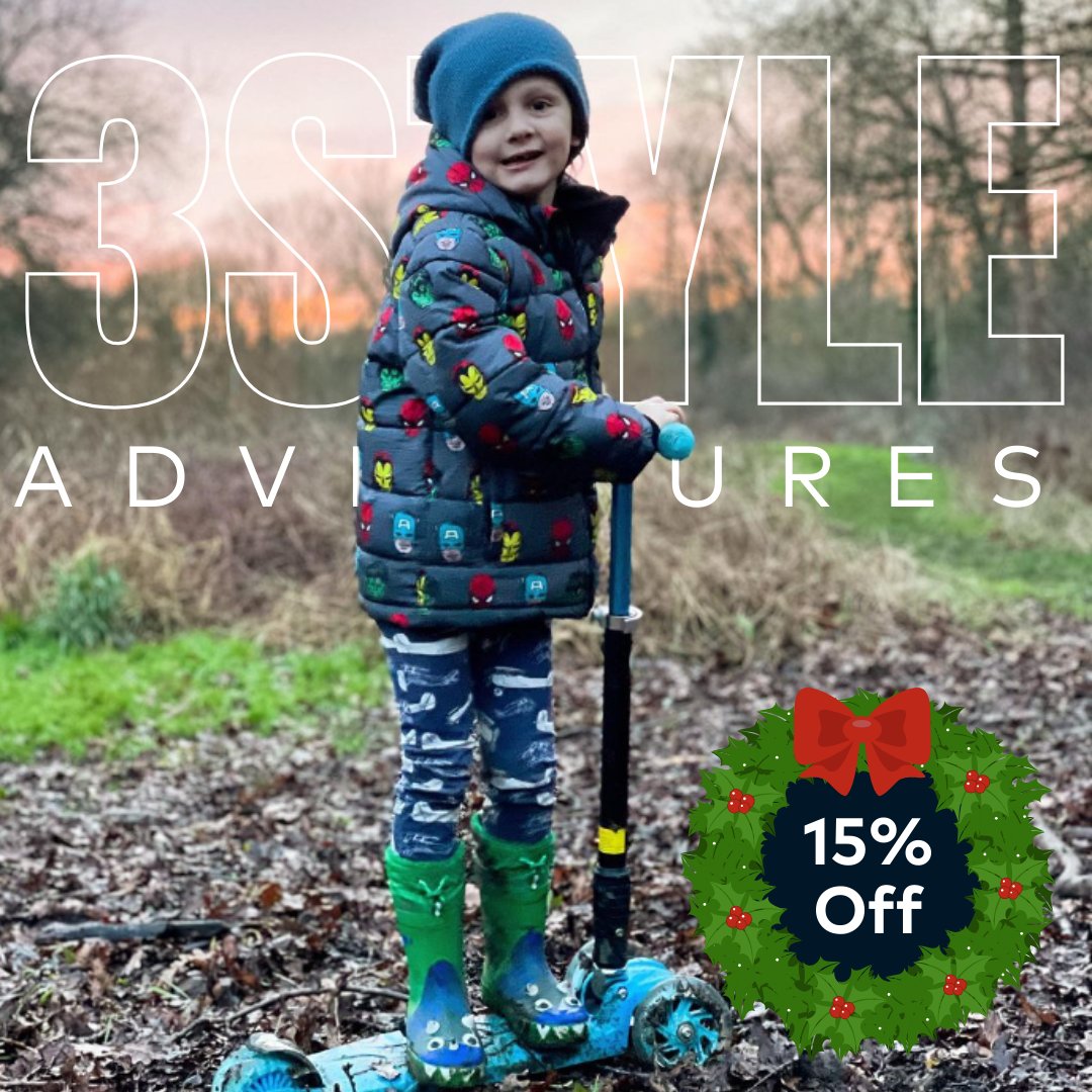3SAdventures's tweet photo. 5 Days to Go, 5 Days Till Christmas! 🎄
15% off all orders! Use the code XMAS24 at checkout to redeem!
Shop Now 🛴- https://t.co/pQgClyocia
Disclaimer: Any orders placed can not be guaranteed to arrive in time for Christmas.
#3StyleScooters #ChristmasDeals #Christmas #KidsToys https://t.co/q24jeLnloJ
