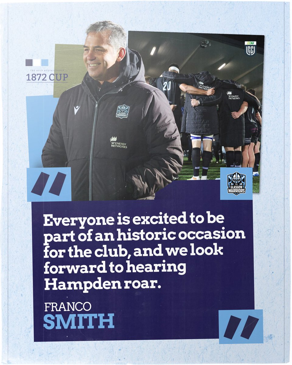 GlasgowWarriors's tweet image. The boss is ready - now all we need is you, Warrior Nation 🫵

🎟️ Be part of history: bit.ly/48kxpgA

#WhateverItTakes ⚔️🛡️
