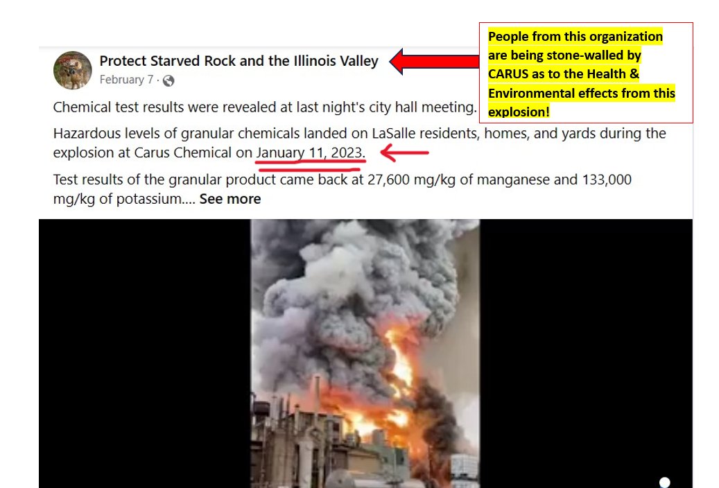 Undercover51273's tweet image. Dr. Richard Fleming is looking in the RIGHT PLACE for the ppl responsible for manufacturing these bioweapons!
The Carus (family) Co. owns the DOD contracts to mfgr PROPRIETARY formulas of drinking water treatment products sold to 5000+ water utilities worldwide!