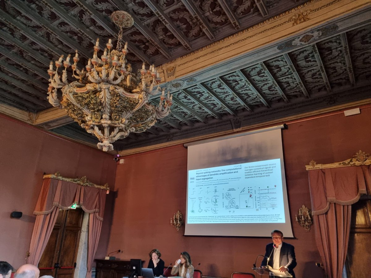 APELaber Pier S. Paolucci invited today at Accademia Nazionale dei #Lincei, workshop on:
#Brain-#Computer interfaces: opportunities and challenges, towards a reasoned use of #neurotechnologies

bio-inspired #models
#spikingNetworks #AI #Neuroscience #Tech

lincei.it/it/manifestazi…