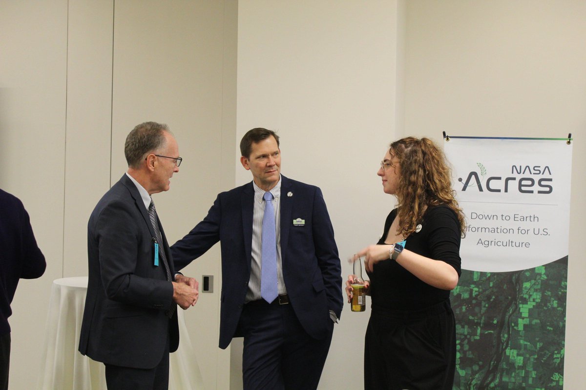 Last week, we had the opportunity to bring together partners from <a href="/AgDataTE/">Ag Data Transparent</a>  &amp; <a href="/NASAEarth/">NASA Earth</a>. We had a great night of discussion around how we can further transparency, simplicity, &amp; trust in the use of #ag data for remote sensing.🌱 🛰️ Special thanks to <a href="/FarmBureau/">American Farm Bureau</a>  for hosting us!