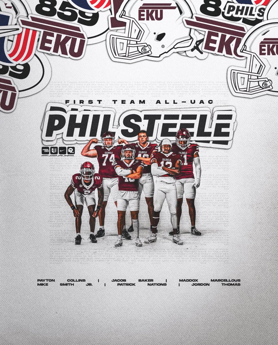 Blessed to be named Phil Steele first team all UAC