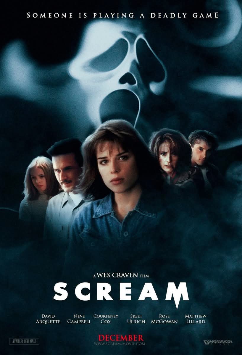 TeamCastagnet's tweet image. Le film SCREAM (1996).

Film sorti au cinéma aux USA, il y a 28 ans aujourd'hui.
Film d'horreur américain réalisé par Wes Craven.
Sorti le 20 Décembre 1996.
#Scream #Scream1 #Scream1996 #Film #28ans #Film1996 #Horreur #USA #Cinéma #WesCraven #20Décembre1996 #USA1996 #28ansdéjà