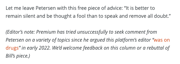 typesfast's tweet photo. When the media publishes a hit piece about you and how you ignore them and then ends it with this gem. https://t.co/kbQsXJ1YQb