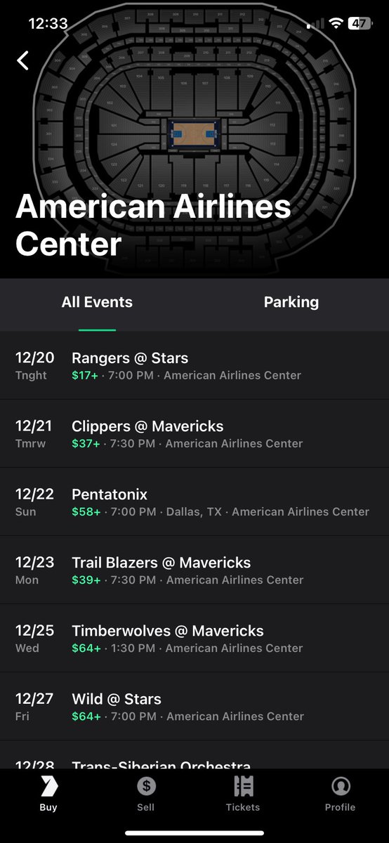 1053SS's tweet image. HS state championship 
Cowboys-Bucs
CFP semi
Stars &amp;amp; Mavs

@Gametime code: XDEAL for $20 off first purchase for every event!!!
#gametimepartner #termsapply