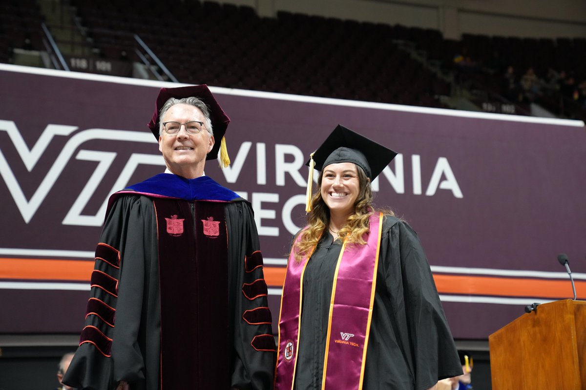 Say hello to the newest #HokieGrad class of 2024! We are so happy for all of our #VTCALS graduates today, &amp; while we're going to miss them, we are so proud to have been a part of their journey as they continue on to the next phase of their lives. Congratulations #VT2024!! 🦃🧡🎓