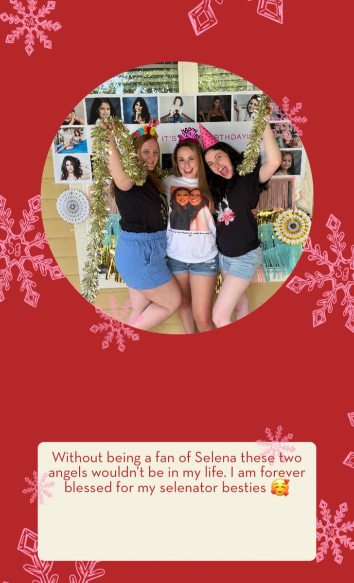 britbrit1fan's tweet photo. @SelenaFanClub if it was for being a fan of @selenagomez I wouldn’t be friends with @kaleymj_ &amp; @byselenasgrace love these girls so so much 🫶🏻🫶🏻🫶🏻🫶🏻 #RareyChristmas https://t.co/dlF9M8z9bu