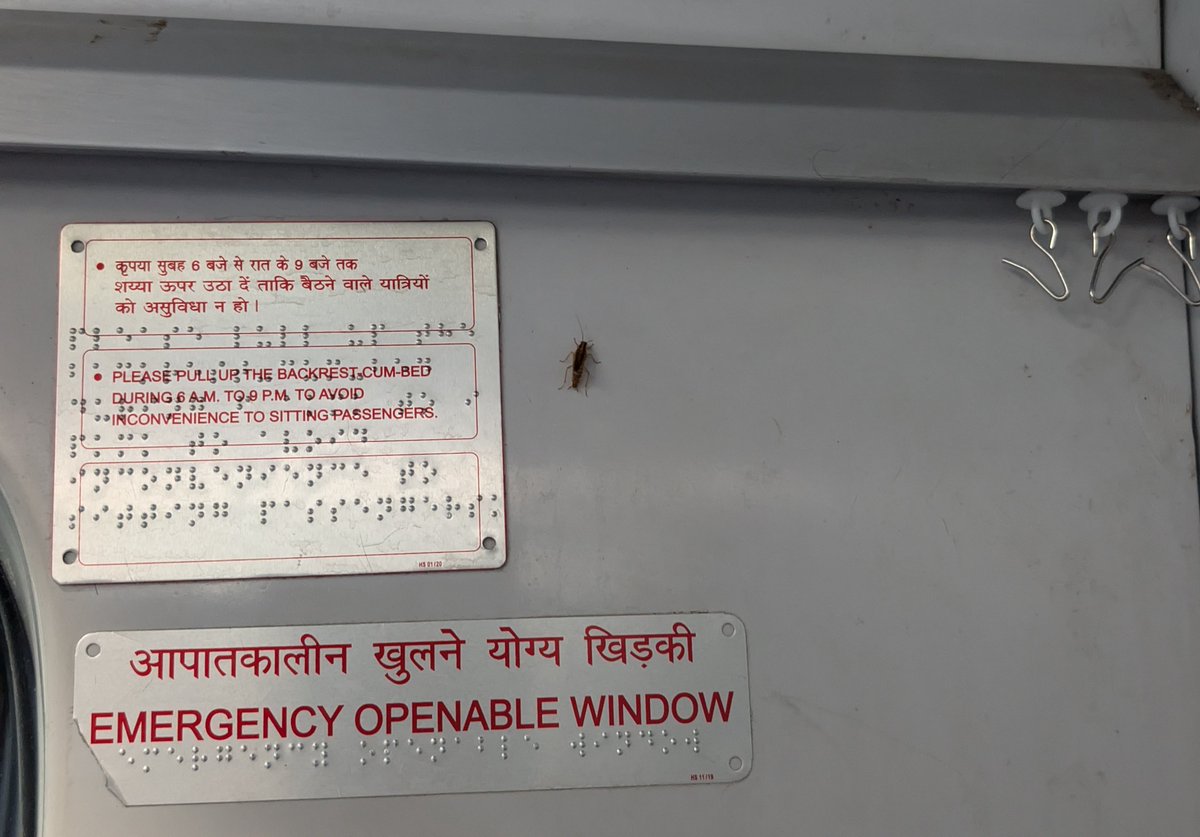 paudhan_k_jain's tweet image. Hello @IRCTCofficial,  please take action to remove cockroaches from your coaches. This is a serious hygiene issue that needs to be addressed immediately.

Train No. : 20655

 #IRCTC #cleanliness #cockroaches