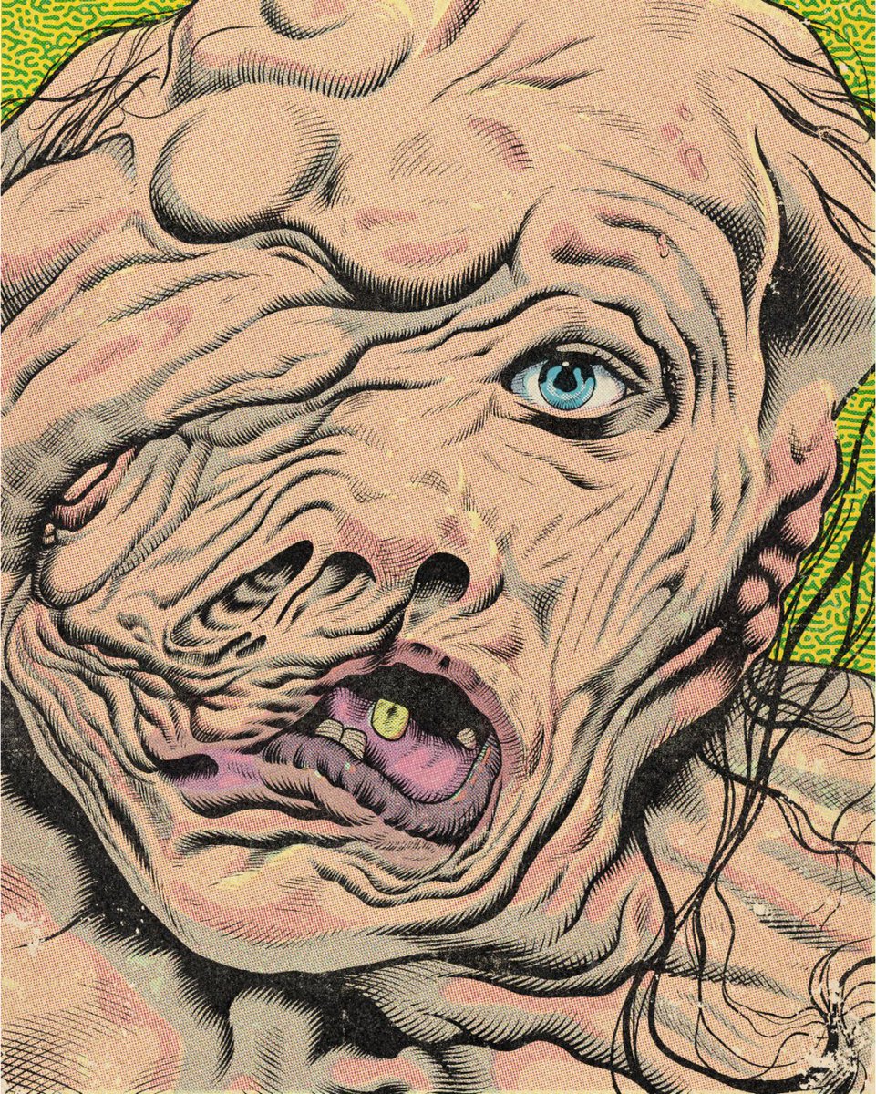 rlblackink's tweet image. "There's been a slight misuse of the Substance."
As soon as I saw The Substance, I knew I had to draw it at some point. This was my effort. Looking forward to getting back to drawing more stills and whatnot. @TryTheSubstance #horror #HorrorCommunity #HorrorArt