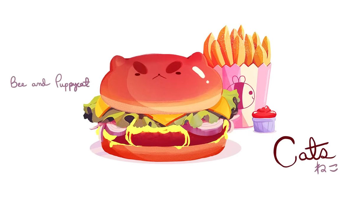 The OG Bee and PuppyCat cards. 🍰🍦🍨🍔  Which is your favorite? #beeandpuppycat