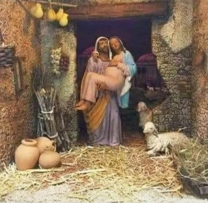 FilomenaGallo55's tweet photo. Siamo alle porte della
Solennità del #Natale..

Affrettiamoci come Giuseppe
e Maria, Vergine Madre, che
si mettono in viaggio verso
la Giudea, per raggiungere
la città di Betlemme ad attendere
la nascita del loro Bambino Gesù,
fatto uomo come noi e per noi.. https://t.co/ZMSxL0M118