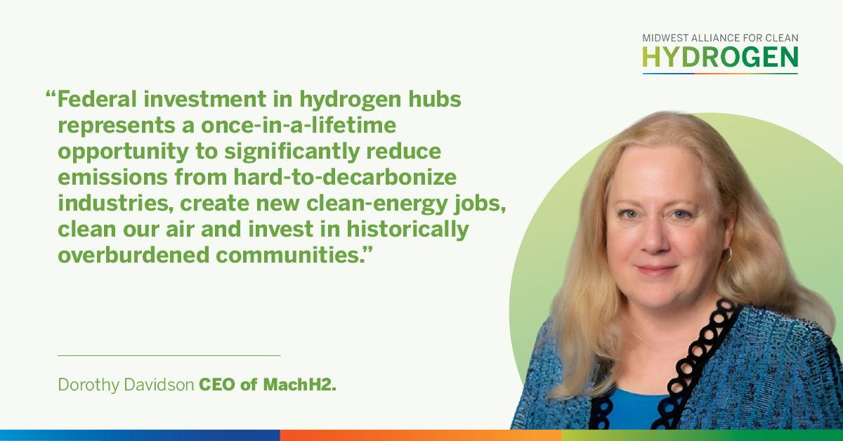 #ICYMI: Last month, MachH2 announced it signed a Phase 1 agreement with the <a href="/ENERGY/">U.S. Department of Energy</a>. We're thrilled for a new era of clean energy and clean hydrogen in the Midwest. As our CEO put it, this is a once-in-a-lifetime opportunity to significantly reduce emissions and so much more.