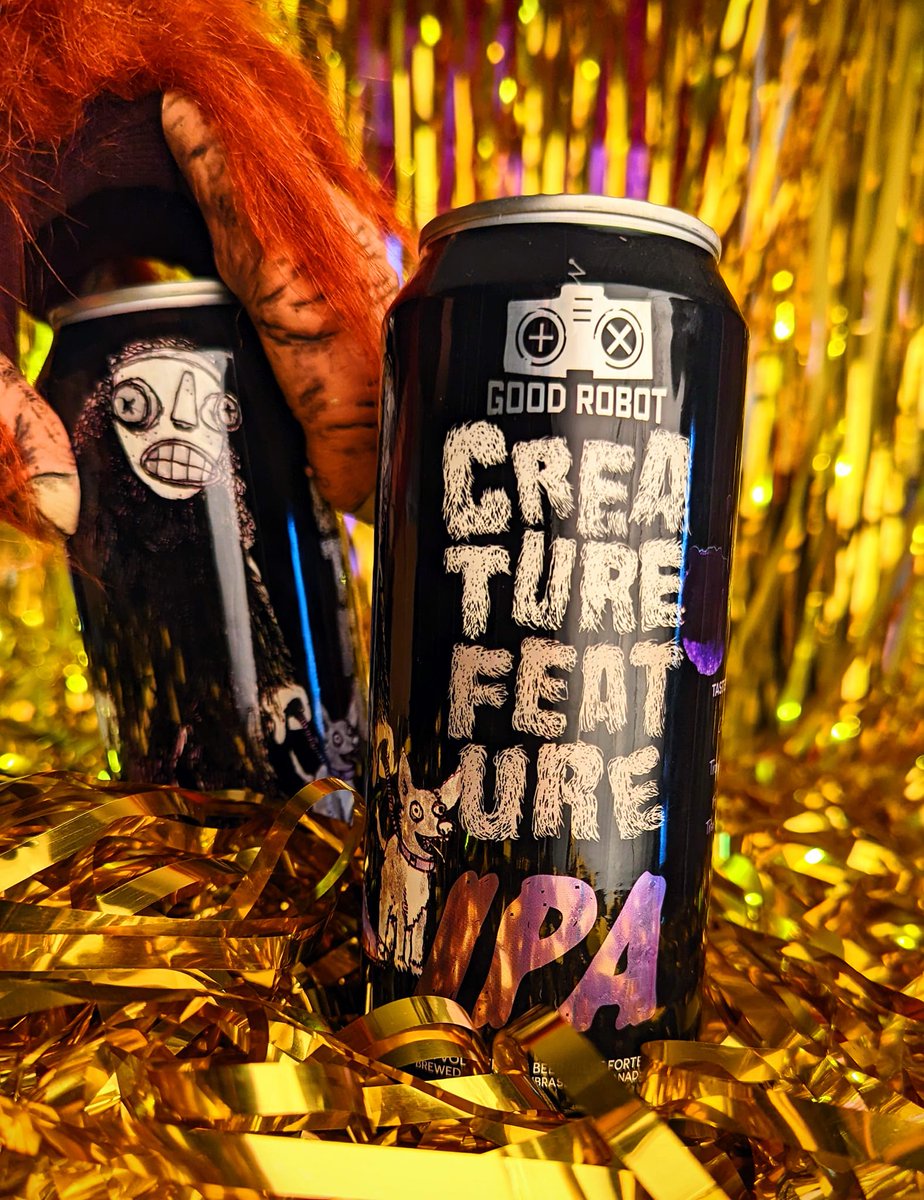 BeverageBar's tweet photo. One more exciting new arrival at NLC! 🎉💃 Welcome Good Robot's Creature Feature IPA — the third product from this fantastic brewery to hit our province! We absolutely loved the first two and we’re thrilled to try this bold, flavourful IPA! https://t.co/ihwJ1ojb7G