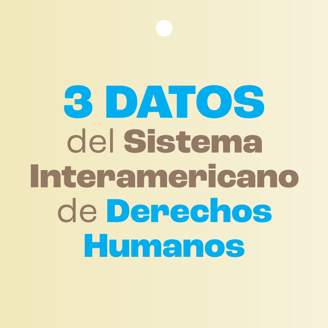 El Sistema Interamericano de Derechos Humanos establece los derechos y libertades para que todas las personas puedan tener una vida digna y plena. 

¡Aquí te dejamos 3 datos sobre este sistema👇🏽!
<a href="/CorteIDH/">Corte Interamericana de Derechos Humanos</a> en ti confiamos.