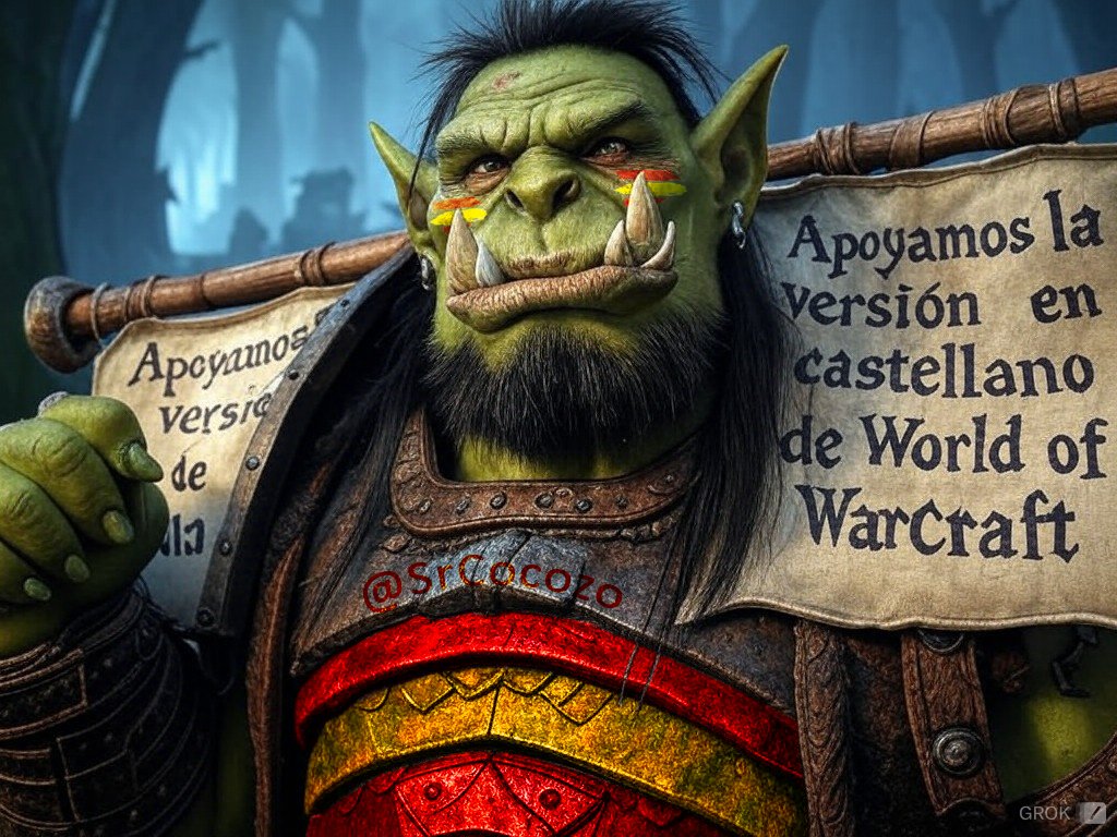 SrCocozo's tweet photo. @Warcraft_ES #WarcraftEnEspañol #WarcraftInSpanish
@Warcraft
@BlizzardCSEU_ES
@ChrisMetzen
@TheWindstalker https://t.co/cdggWzTE7h