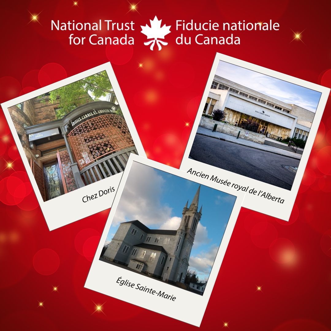 nationaltrustca's tweet photo. Faites un don !
🎁 🎁 🎁 Triplez l'impact de votre don, 
🕯️ Aidez-nous à mettre en lumière les lieux historiques en péril
🤝 Aidez les communautés à préserver leur patrimoine local
 🇨🇦 Faites la différence d'un océan à l'autre.

https://t.co/9YbBpLBby6 https://t.co/MM88xts9Q5