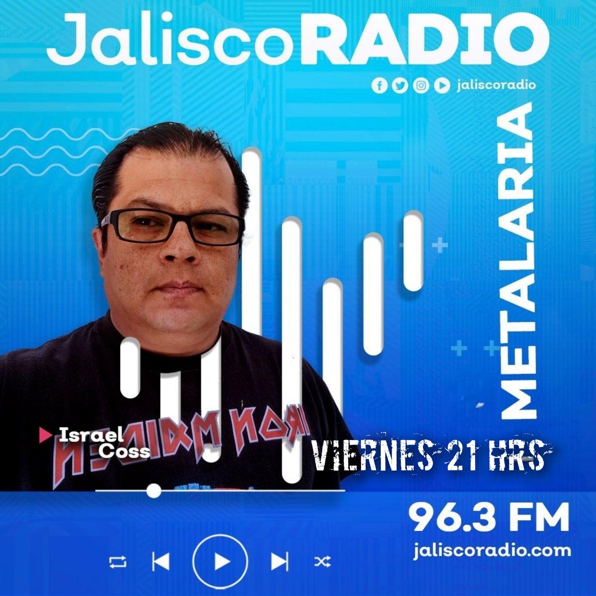metalaria963's tweet image. Este viernes en @metalaria963 punto de las 9:00 pm a través de 96.3 FM  @JaliscoRadio  música de:
@S7Nmusic #TheDarkma #Weirwood #Evercloud #HuriHau #TheBrainRage #EchoesOfBronze @RedSandsMetal 
jaliscoradio.com