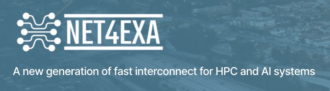 Latest news from #NET4EXA, the project gathering leading-edge research &amp; industrial entities across Europe, aimed at developing innovative #interconnect technologies for #HPC systems at the #exascale
APELab's ready to 🚀
#INFN #CINECA 
#supercomputers #AI 
hpcwire.com/off-the-wire/n…