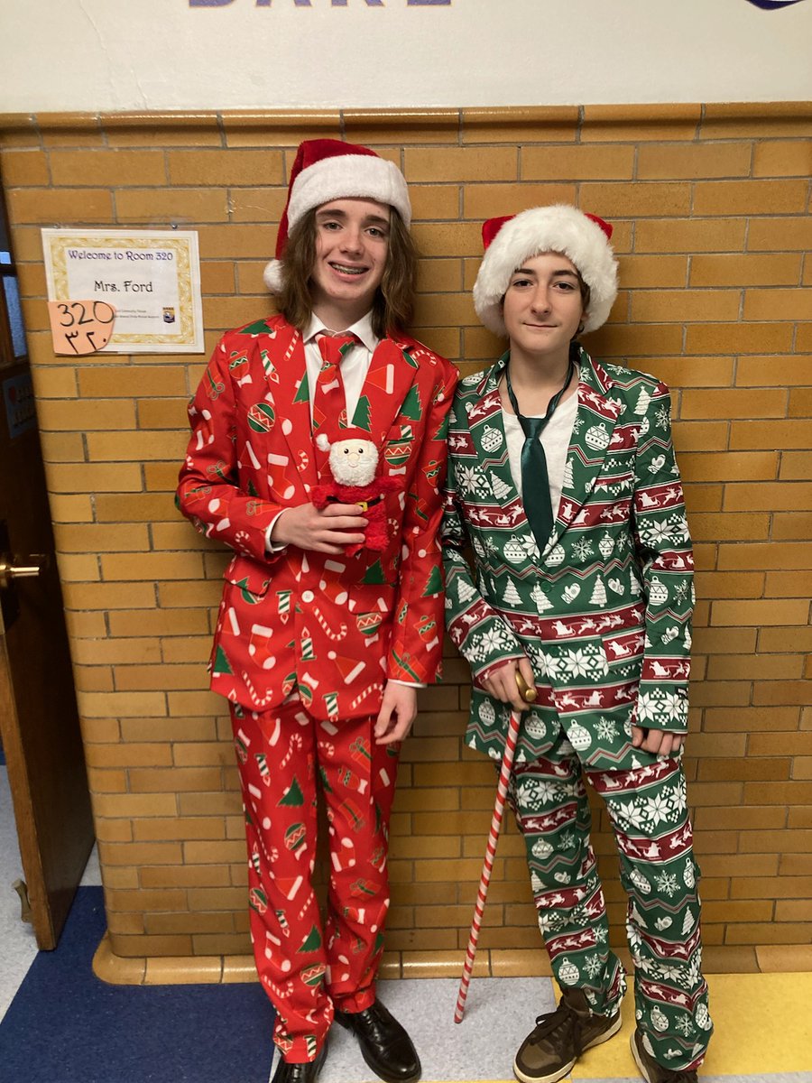 Fit check: These dapper students dressed for the last day before break. They look amazing!
<a href="/AHogestyn/">Alexa Hogestyn, EdD</a> <a href="/WestIrondequoit/">West Irondequoit CSD</a>