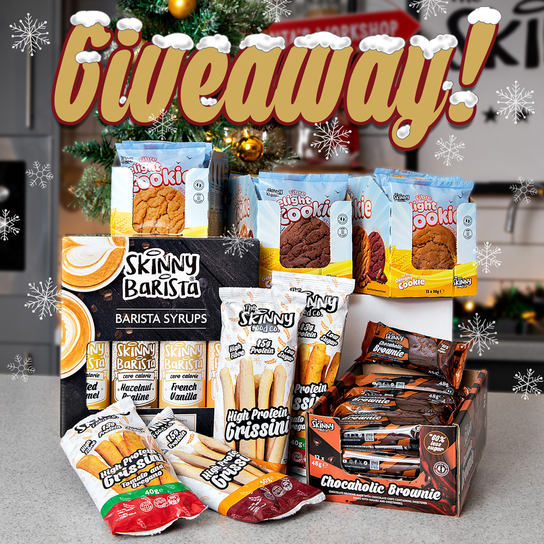 🎉 GIVEAWAY 🎉⁠
Win a bundle of new Product (Grissini, Wafers, Brownies, Cookies, 250ml syrups) Enter now!✨
Want to WIN?
❤️ Like this post ❤️ Follow <a href="/skinnyfoodco/">The Skinny Food Co</a> ❤️ Tag a friend who’d love to win this! ❤️ Interact with our latest posts..winner will be announced on 27/12/24 🤩