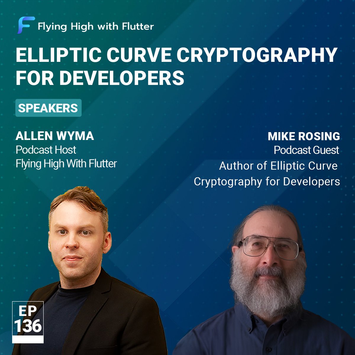 ManningBooks's tweet image. So, what do #ellipticcurves &amp;amp; #cryptography have to do w/ you?

Mike Rosing, Elliptic Curve Cryptography for Developers&apos; author, joined @fhwflutter on 12/18 to explore the topic.

Listen: mng.bz/yWWE

Get 45% off his book w/ code FHWFrosing2: mng.bz/QDDe