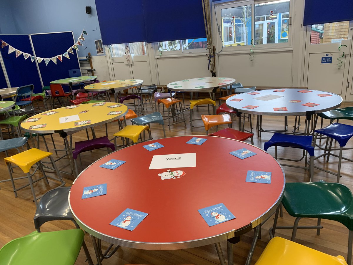 Getting ready for Christmas shared lunch party, end of term treat!